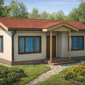 43 м² – проста едноетажна къща